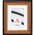 thumbnail image 1 of Craig Frames Furio, 18x36 inch Picture Frame Matted for a 14x32 Photo, Gold and Black, 1 of 5