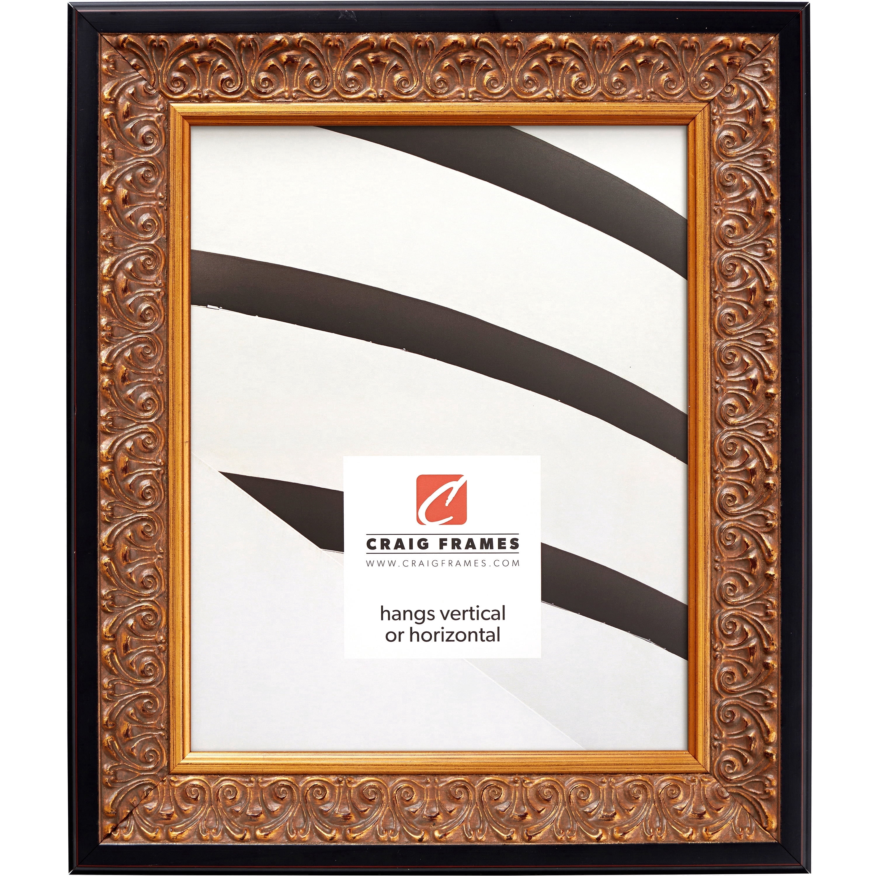 Craig Frames Furio, Antique 24x36 inch Ornate Picture Frame, Gold with ...