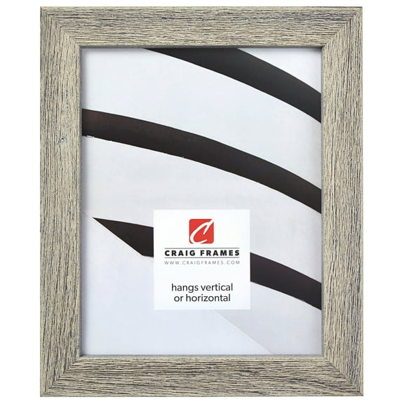 Craig Frames Gesso, 8 by 12-inch Picture Frame, White Plain Wooden