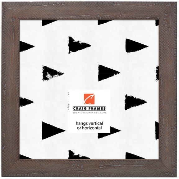 Craig Frames Hatteras, 12x12 inch Picture Frame, Grey Wash