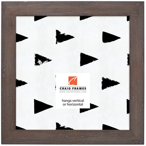 Craig Frames Hatteras, 12x12 inch Picture Frame, Grey Wash