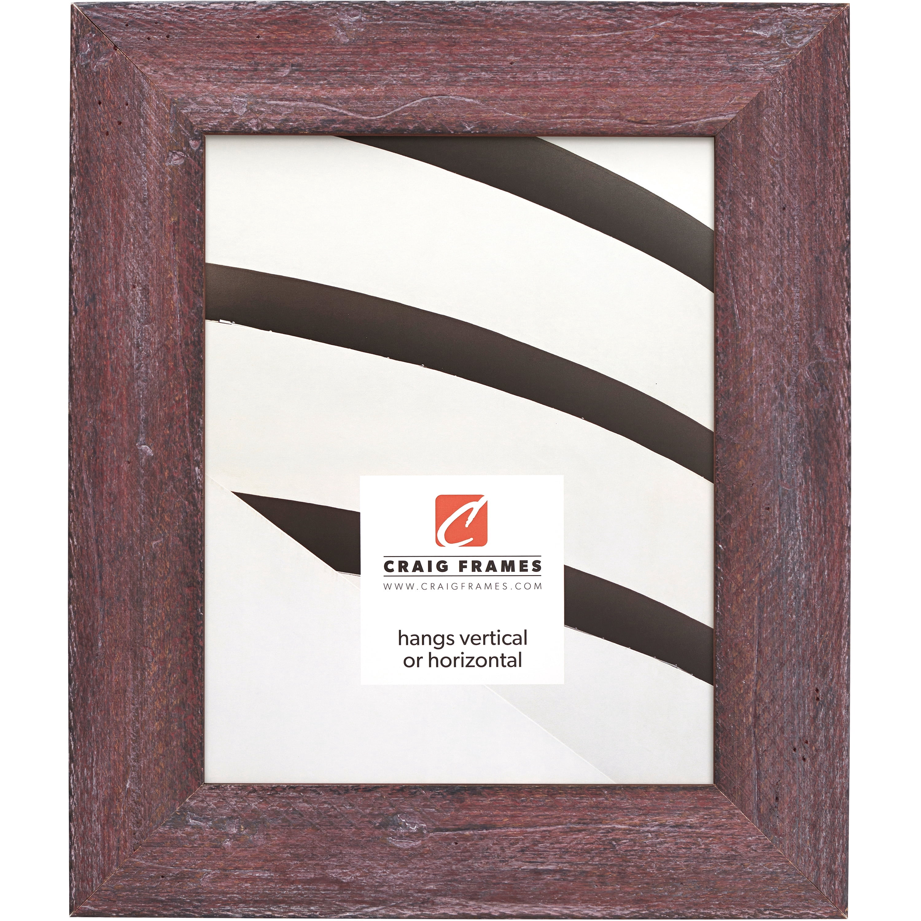 Craig Frames Hatteras, 18x24 inch Picture Frame, Hibiscus Red