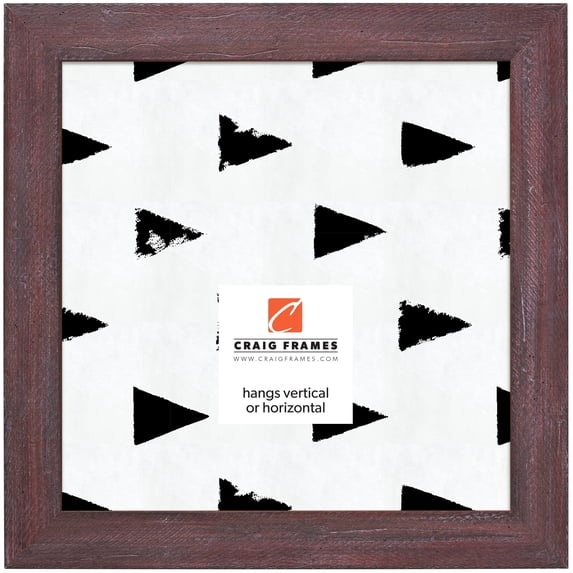 Craig Frames Hatteras, 20x20 inch Picture Frame, Hibiscus Red