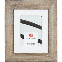 Craig Frames Hatteras, 22x28 inch Picture Frame Matted for a 18x24 Photo, Beach Wood