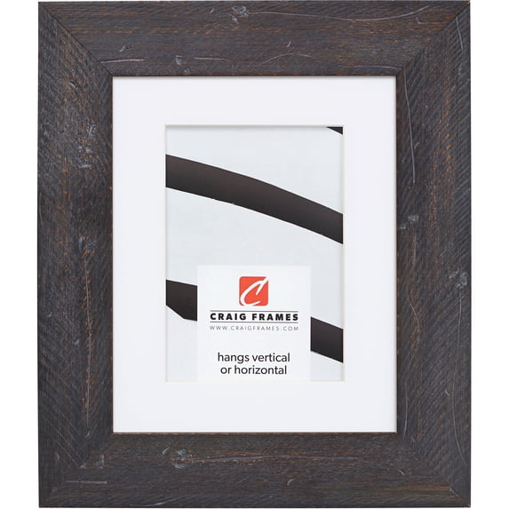 Craig Frames Hatteras, 24x30 inch Picture Frame Matted for a 20x26 Photo, Black