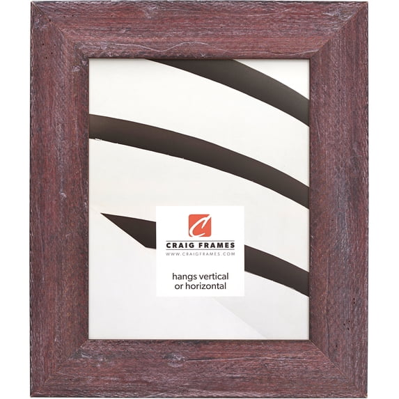 Craig Frames Hatteras, 5x7 inch Picture Frame, Hibiscus Red