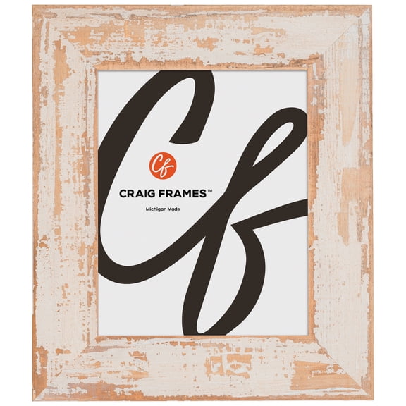 Craig Frames Hatteras XL, 9x11 Picture Frame, Oak Whitewash