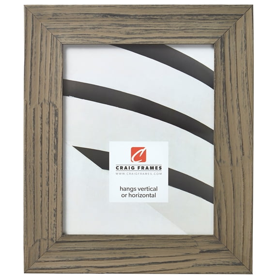 Craig Frames Hausbarn XL, 12x36 inch Picture Frame, Wolf Grey Barnwood