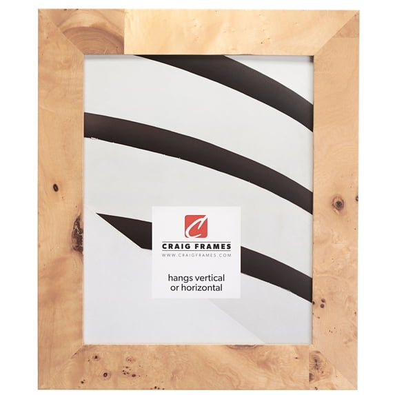 Craig Frames Innovations, 10x12 inch Picture Frame, Natural Burl