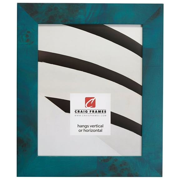 Craig Frames Innovations, 14x22 inch Picture Frame, Turquoise Burl