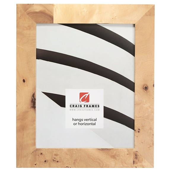 Craig Frames Innovations, 18x36 inch Picture Frame, Natural Burl