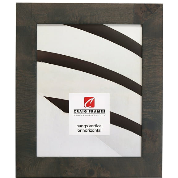 Craig Frames Innovations, 4x10 inch Picture Frame, Grey Burl
