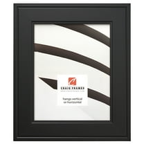 Craig Frames Inspirations, 4x10 inch Picture Frame, Gallery Black