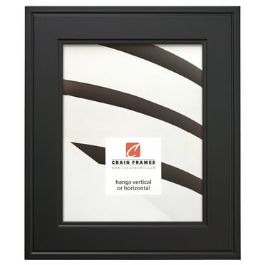 Craig Frames Inspirations, 4x10 inch Picture Frame, Gallery Black