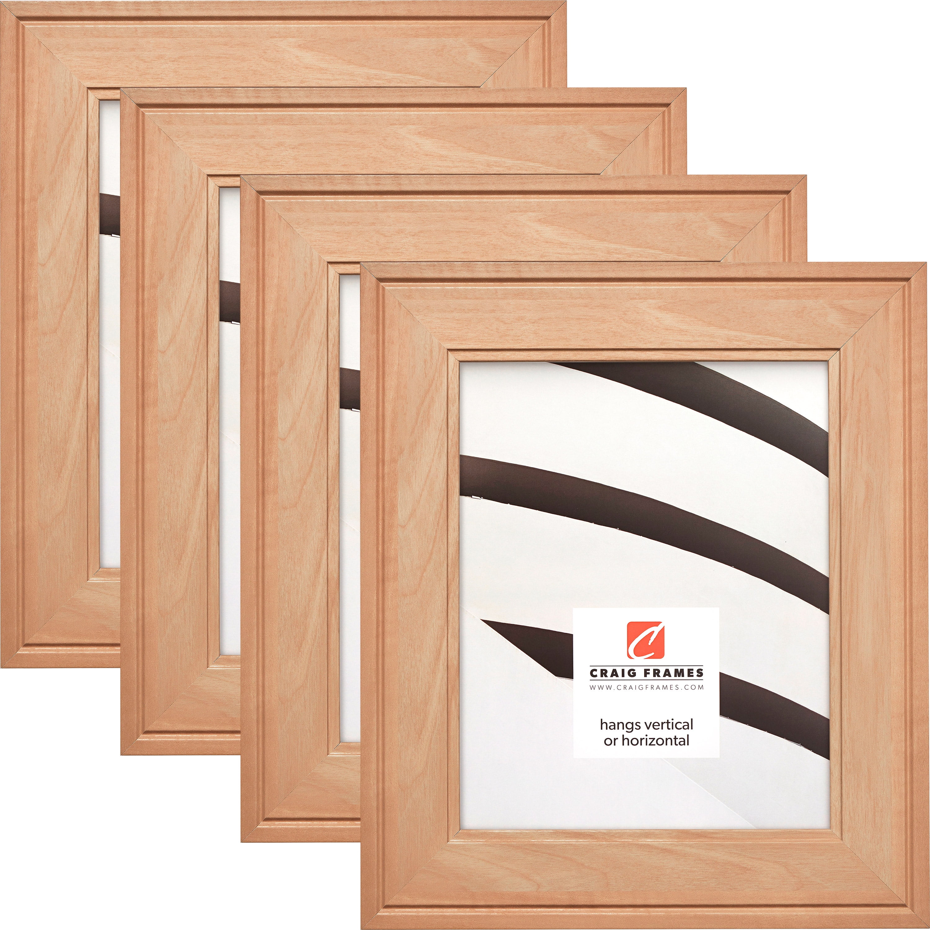 Craig Frames Inspirations, 8x12 inch Picture Frame, Natural, Set of ...