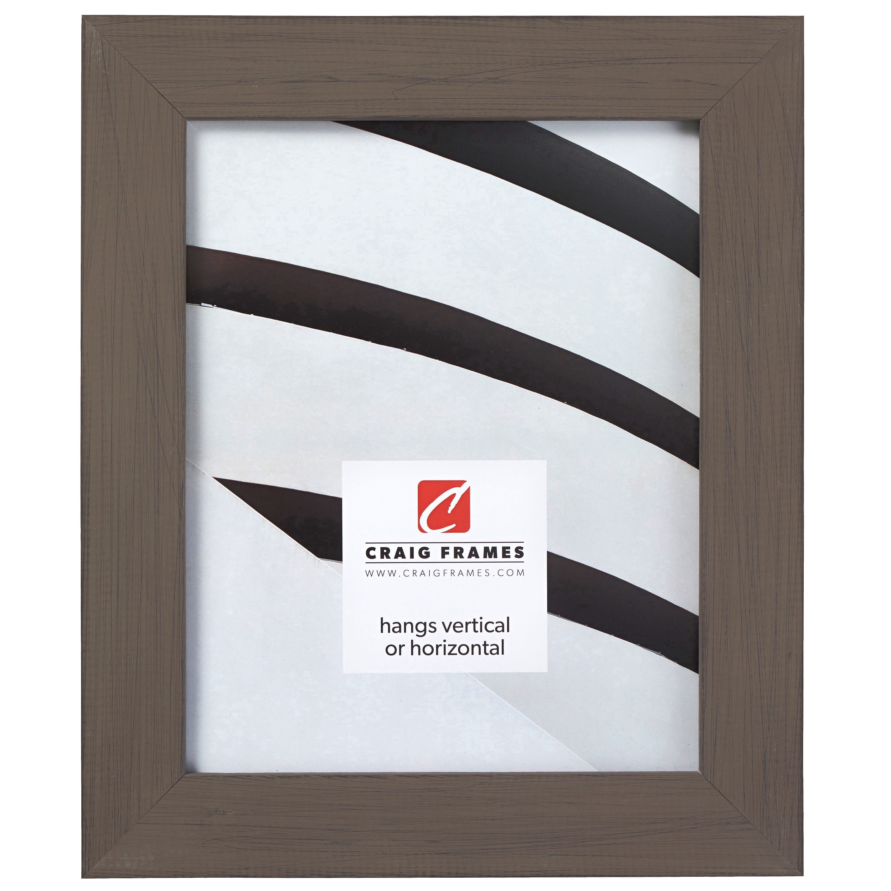 Craig Frames Jasper, 11x12 inch Picture Frame, Country Whiskey Brown ...