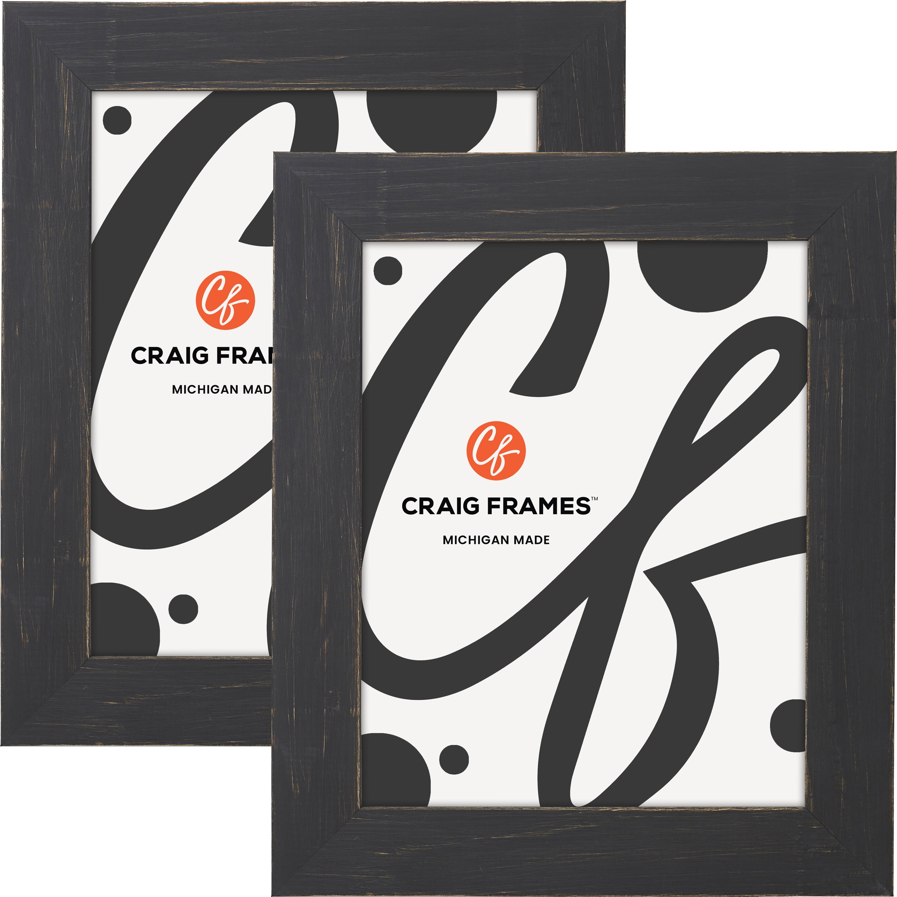 Classic Black Wood Wall Picture Frame Set, 13x17