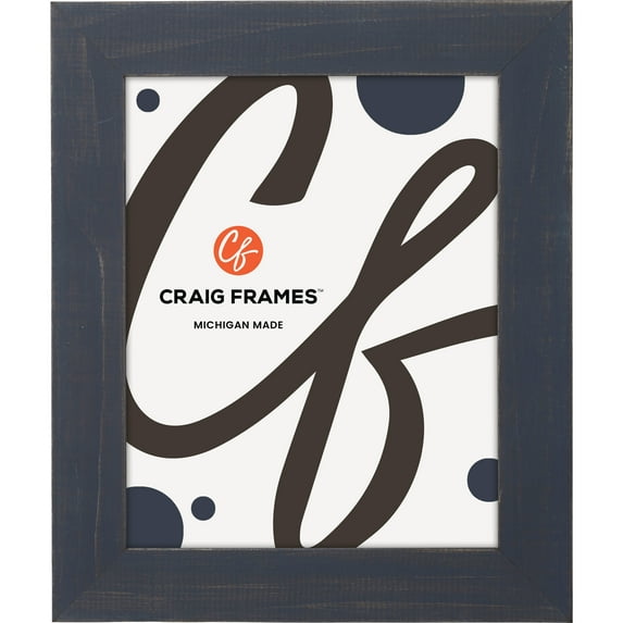 Craig Frames Jasper, 17x22 inch Picture Frame, Country Weathered Blue