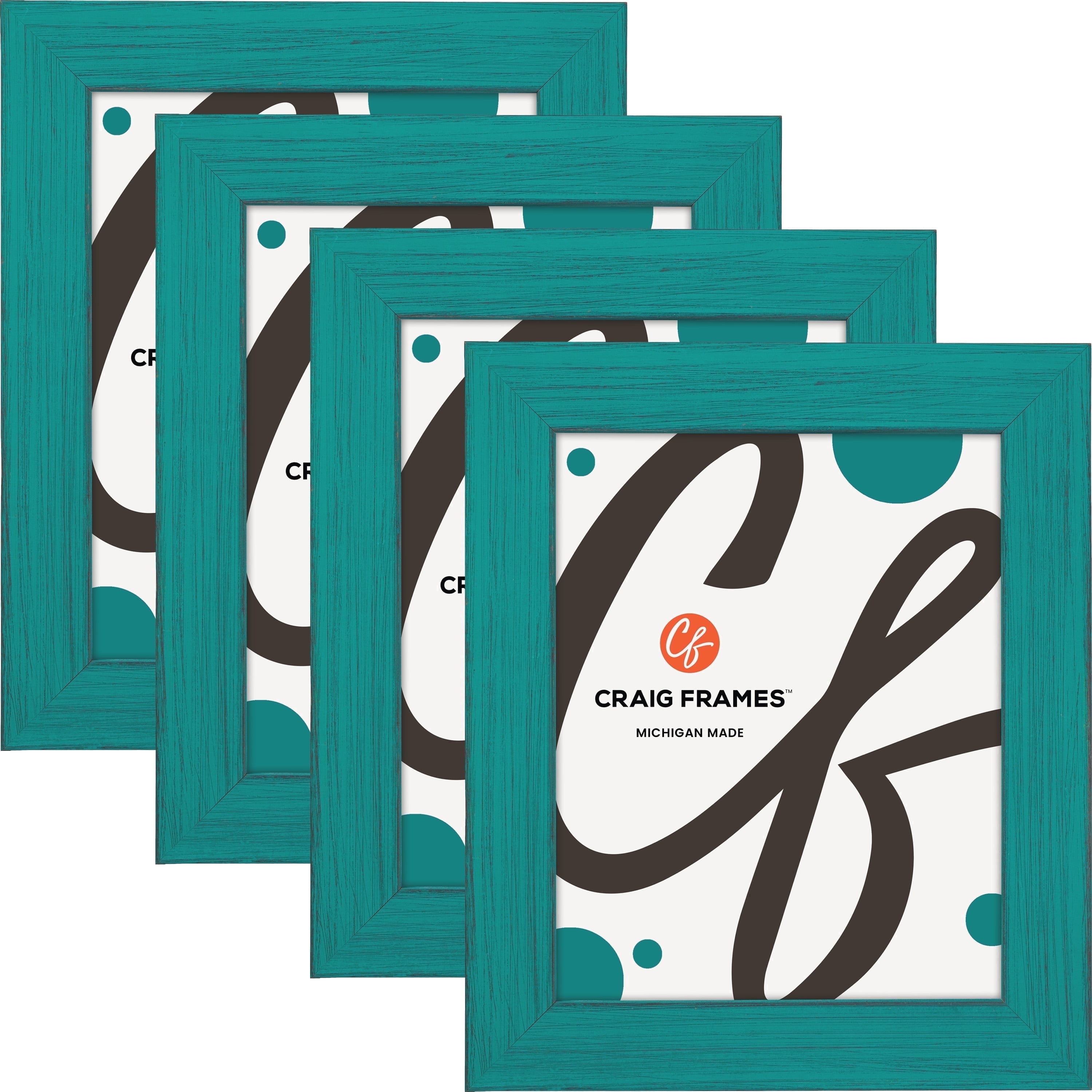 Craig Frames Jasper, 18x36 inch Picture Frame, Country French Teal, Set ...