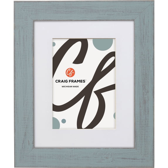 Craig Frames Jasper, 19x25 inch Country Dixie Grey Picture Frame Matted for na 14x20 Photo