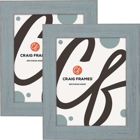 Craig Frames Jasper, 23x27 inch Picture Frame, Country Dixie Grey, Set of 2