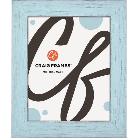 Craig Frames Jasper, 24x30 inch Picture Frame, Country Sky Blue