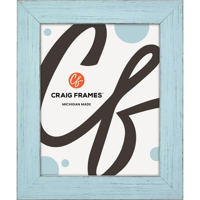 Craig Frames Jasper, 24x32 inch Picture Frame, Country Sky Blue