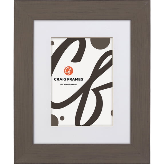 Craig Frames Jasper, 30x40 inch Country Whiskey Brown Picture Frame Matted for a 24x36 Photo