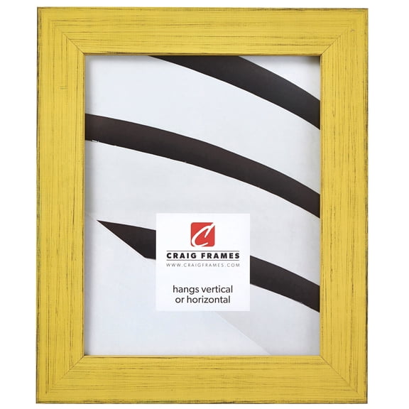 Craig Frames Jasper, 7x12 inch Picture Frame, Country Southern Yellow