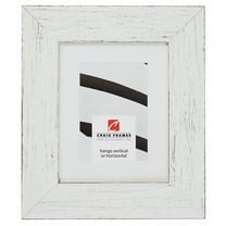 Craig Frames Jasper Wide, 17x22 inch Country Marshmallow White Picture Frame Matted for a 13x19 Photo