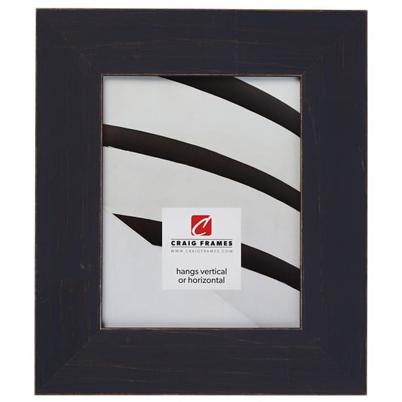 Craig Frames Jasper Wide, 18x36 inch Picture Frame, Country Weathered Blue
