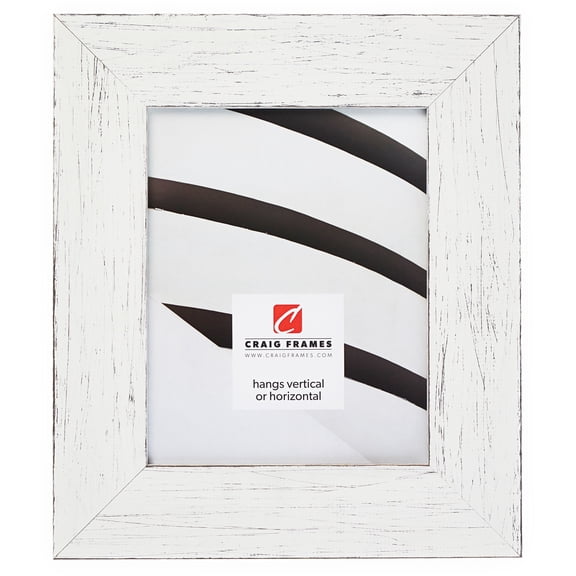 Craig Frames Jasper Wide, 20x24 inch Picture Frame, Country Marshmallow White