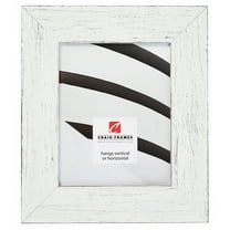 Craig Frames Jasper Wide, 8.5x11 inch Picture Frame, Country Marshmallow White