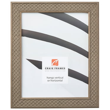 Craig Frames Lenox, 20x24 inch Picture Frame, Antique Silver Solid Wood