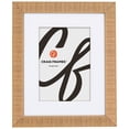 thumbnail image 1 of Craig Frames Linear, 12x36 Picture Frame Matted for an 8x32 Photo, Gold, 1 of 5
