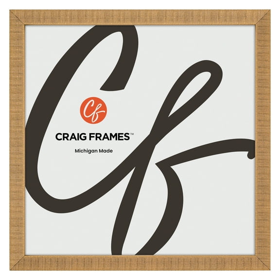 Craig Frames Linear, 20x20 Picture Frame, Gold