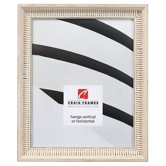 Craig Frames Luella, 4x6 inch Picture Frame, Ornate Off-White Wooden