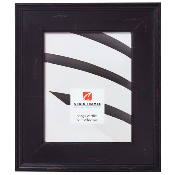 Craig Frames Maison, 11x14 inch Picture Frame, Antique Black