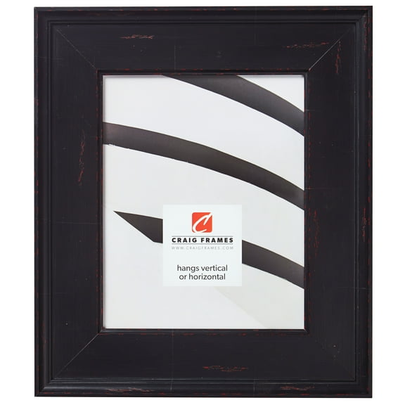 Craig Frames Maison, 12x18 inch Picture Frame, Antique Black