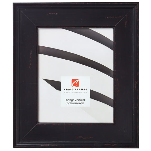 Craig Frames Maison, 14x22 inch Picture Frame, Antique Black
