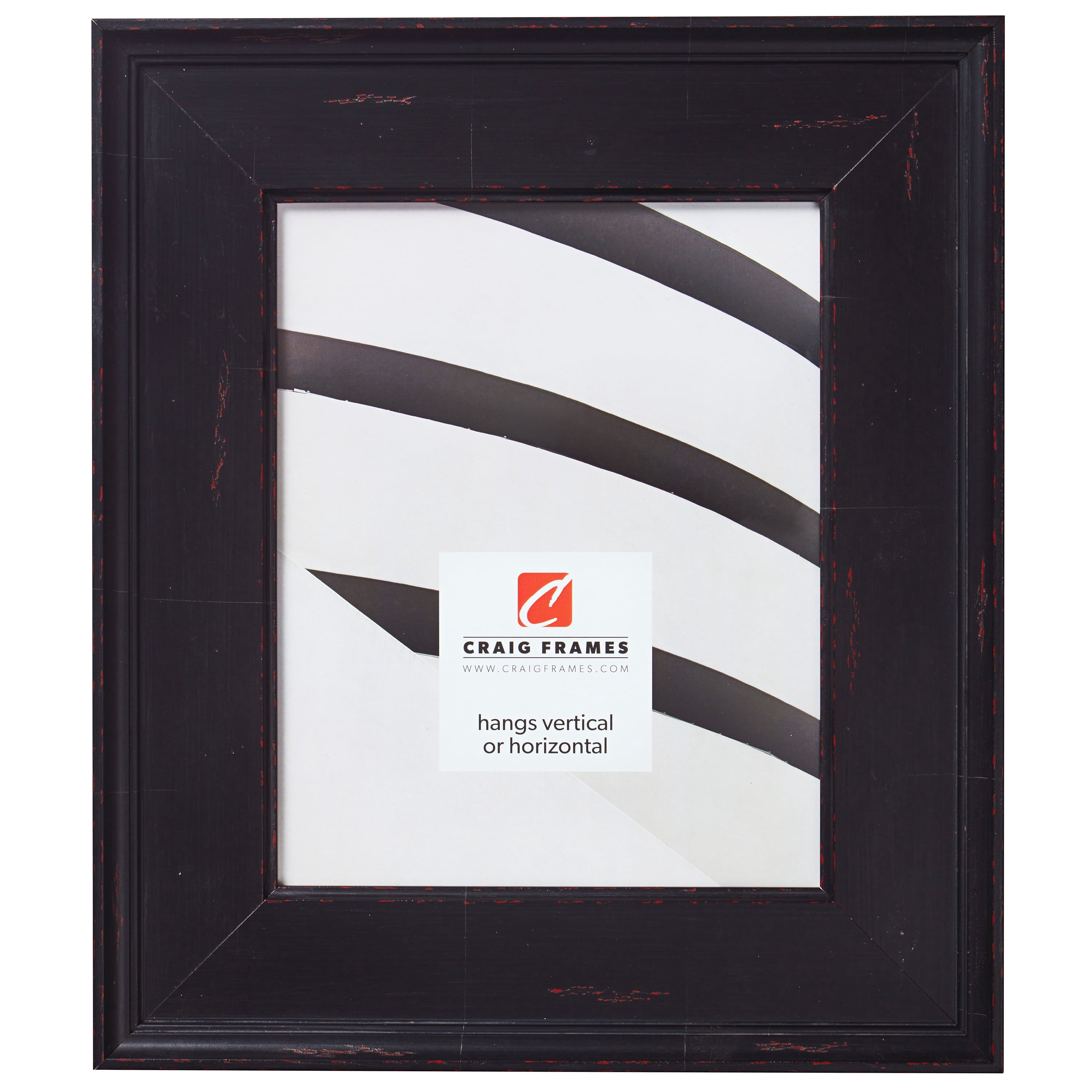 Craig Frames Maison, 18x24 inch Picture Frame, Antique Black