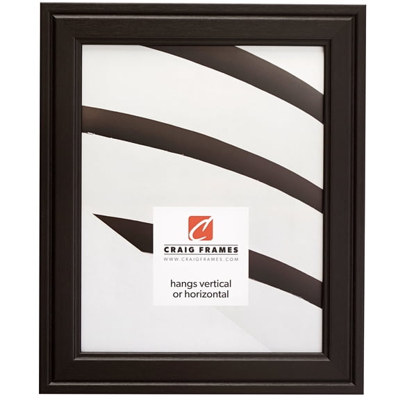 Craig Frames Manhattan 125, 10x13 inch Picture Frame, Black Steel