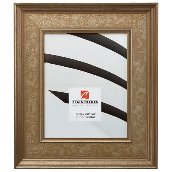Craig Frames Marais II, 8.5x11 inch Picture Frame, Ornate European Silver