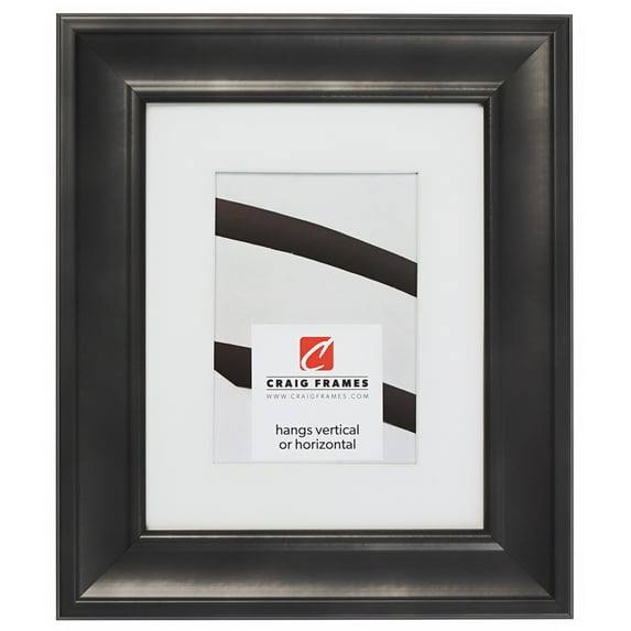 Craig Frames Martin, 24x30 inch Black Picture Frame Matted for a 20x26 Photo