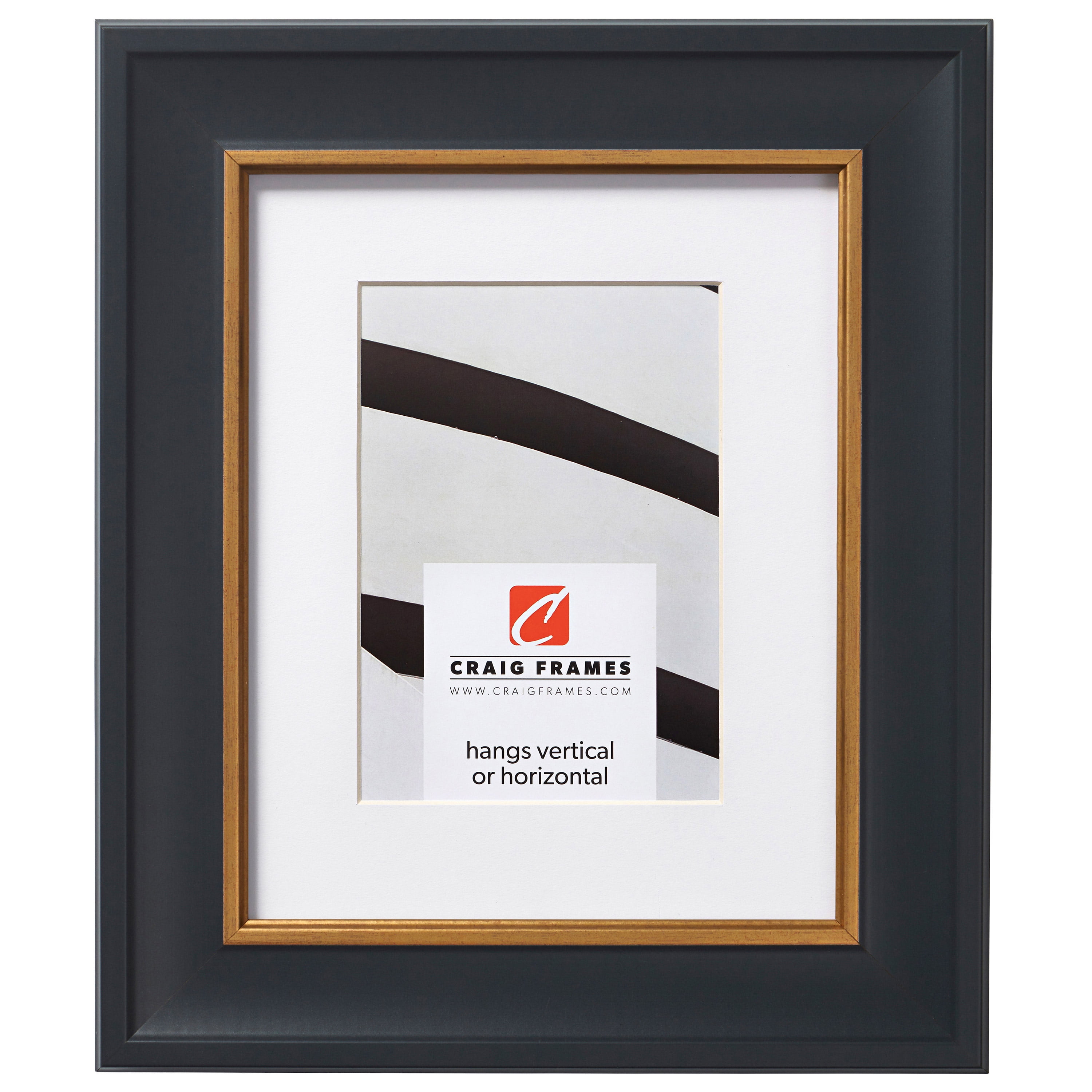 Classic Black and Gold 8x10 Wall Poster Frame