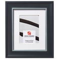 thumbnail image 1 of Craig Frames Martin, 8x12 inch Black and Silver Picture Frame Matted for a 5x7 Photo, 1 of 5