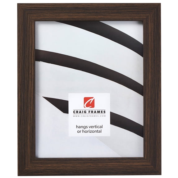 Craig Frames Medium Density Fiberboard Wall Mounted Frames, Tan Oak Brown