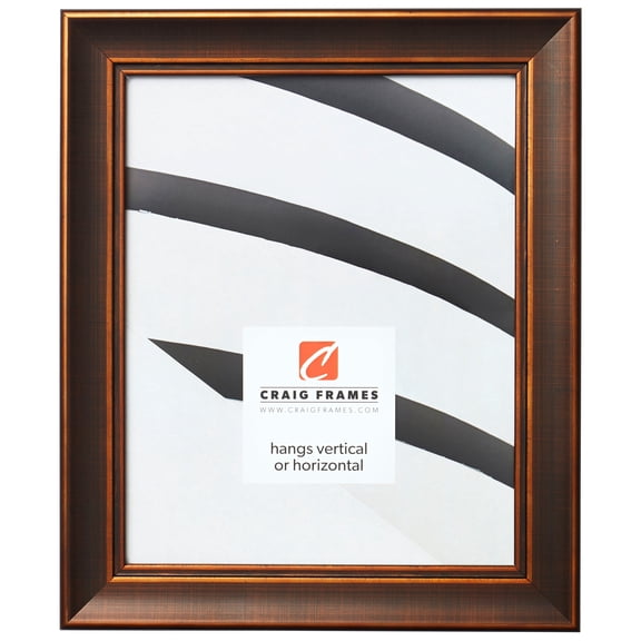 Craig Frames Metropolis 125, 24x36 inch Picture Frame, Antique Bronze