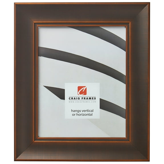 Craig Frames Metropolis 200, 11x14 inch Picture Frame, Antique Bronze