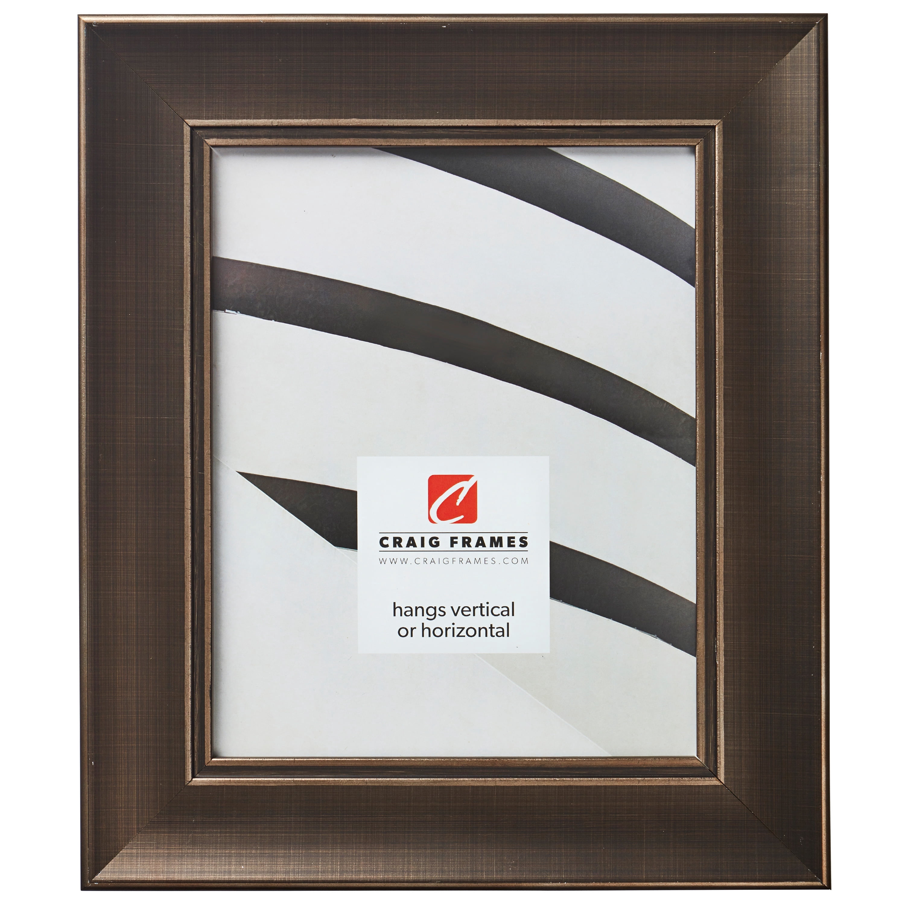Craig Frames Metropolis 200, 18x24 inch Picture Frame, Antique Pewter